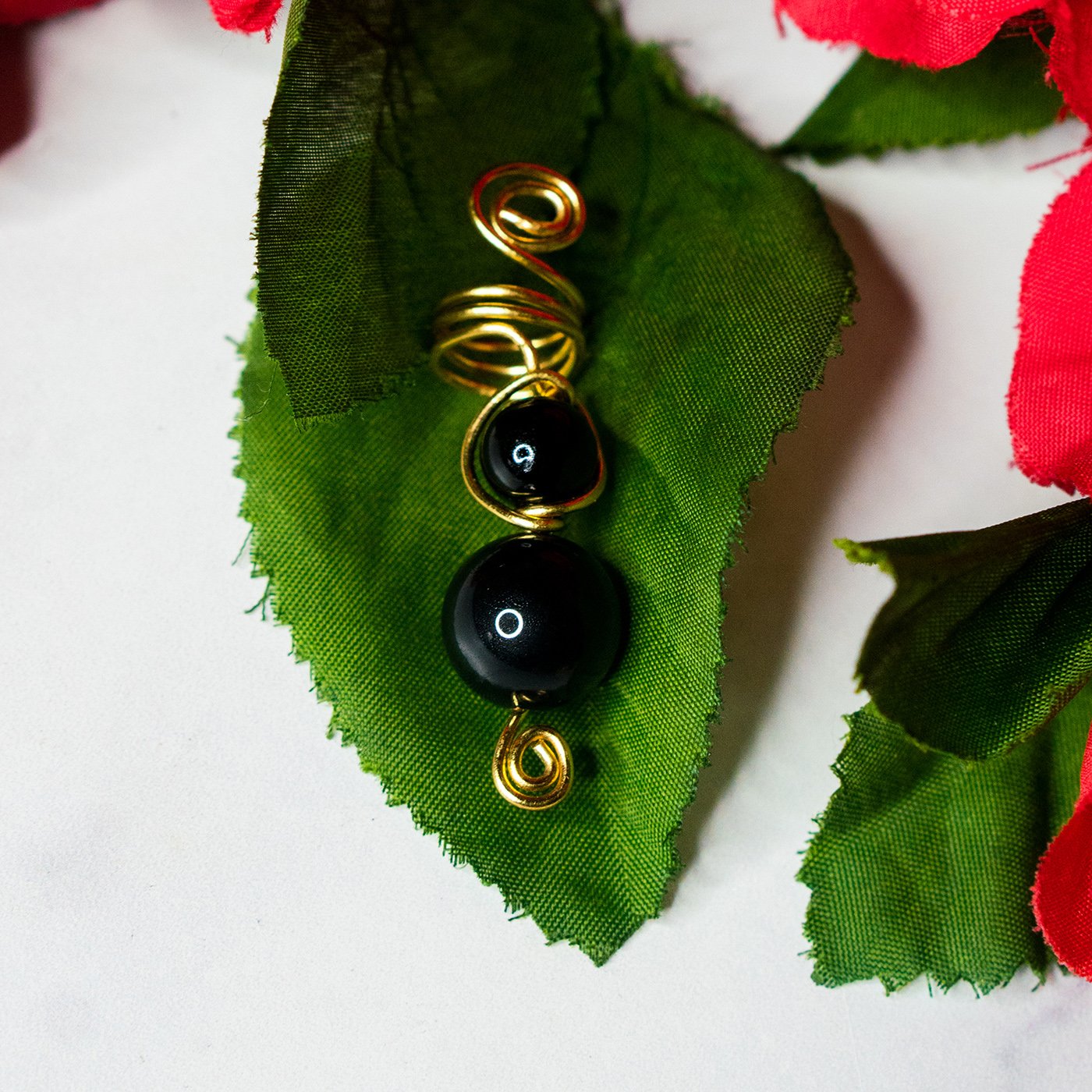 Onyx Hair Jewels