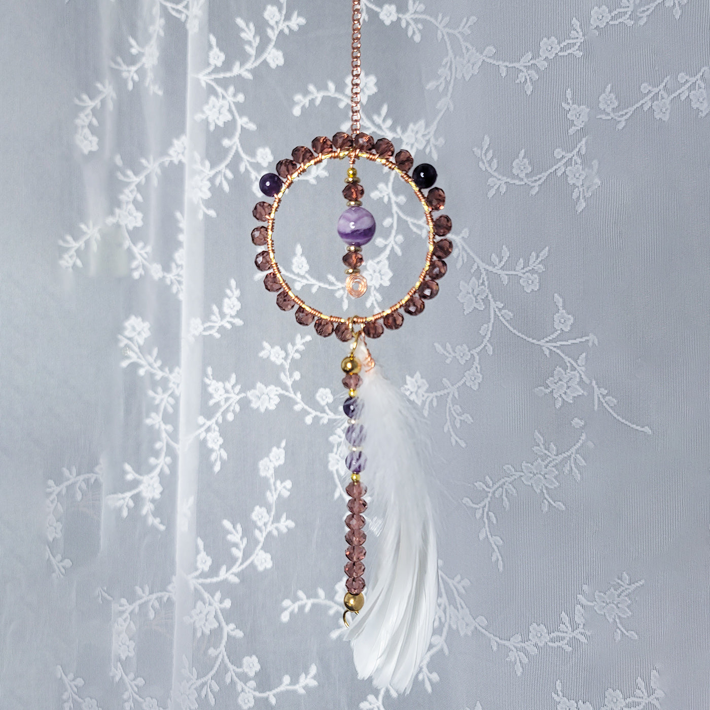 Wine Suncatcher | Amethyst