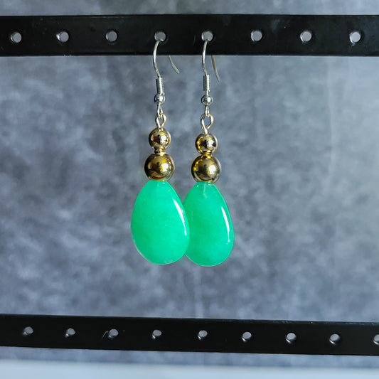 Aventurine Drop Earrings