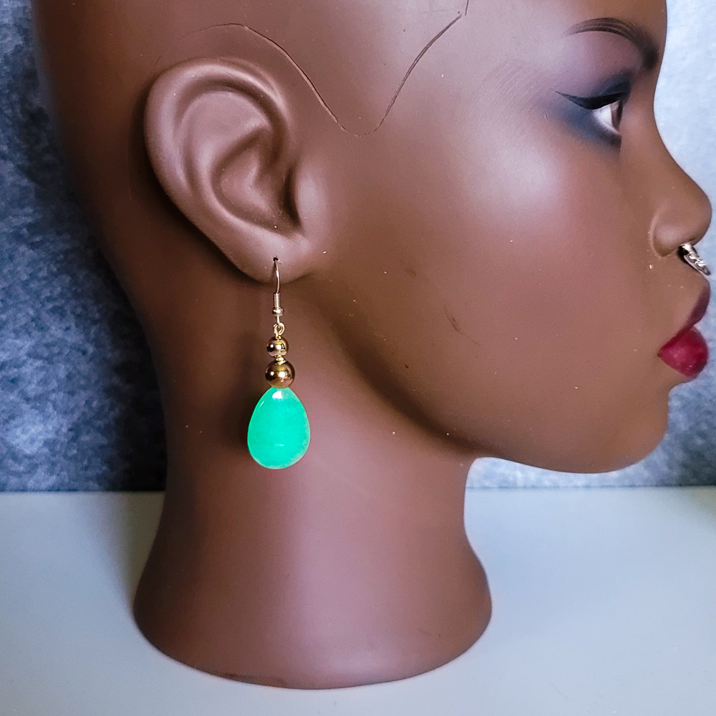 Aventurine Drop Earrings