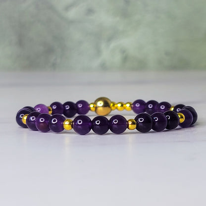 Amethyt Anklet
