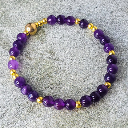 Amethyt Anklet