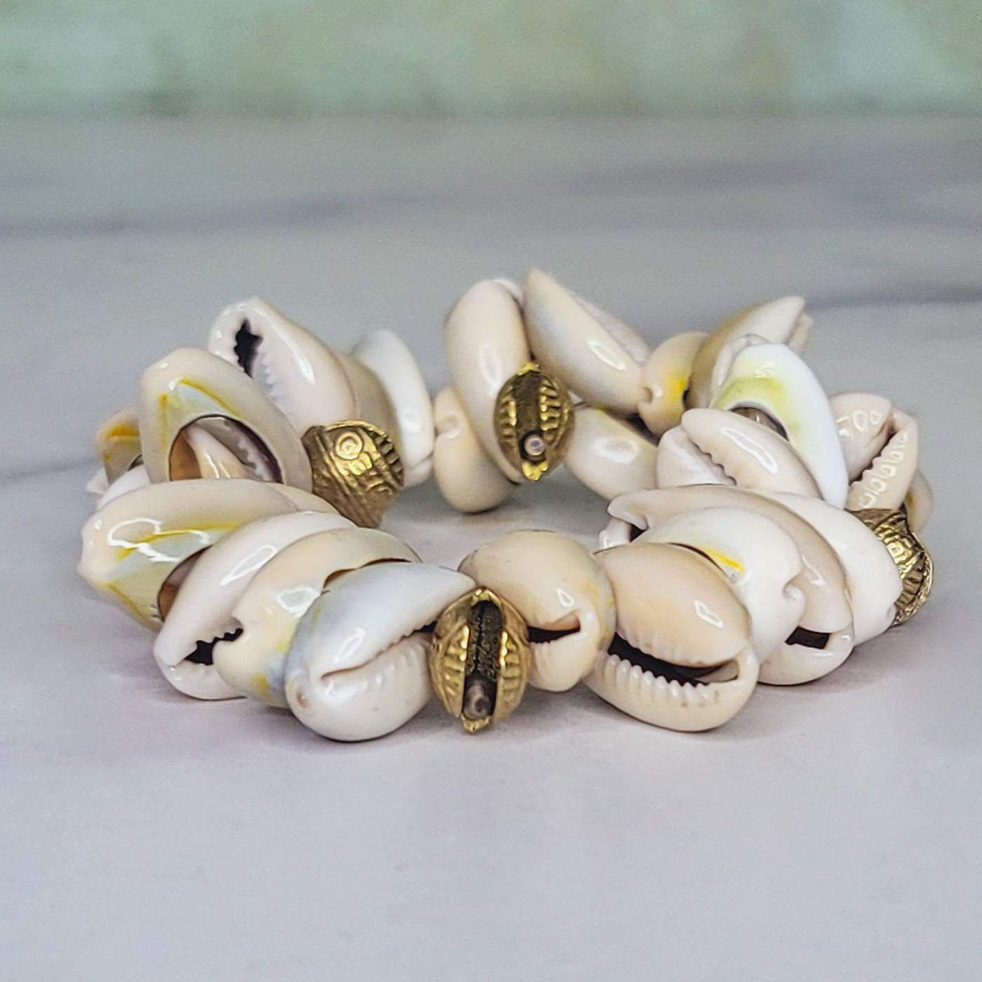Shells & Bells Bangle Stack