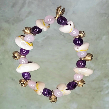 Shells & Bells Bangle Stack