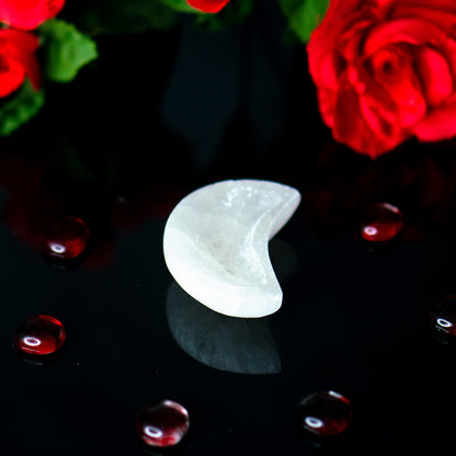 Selenite Moon Bowl