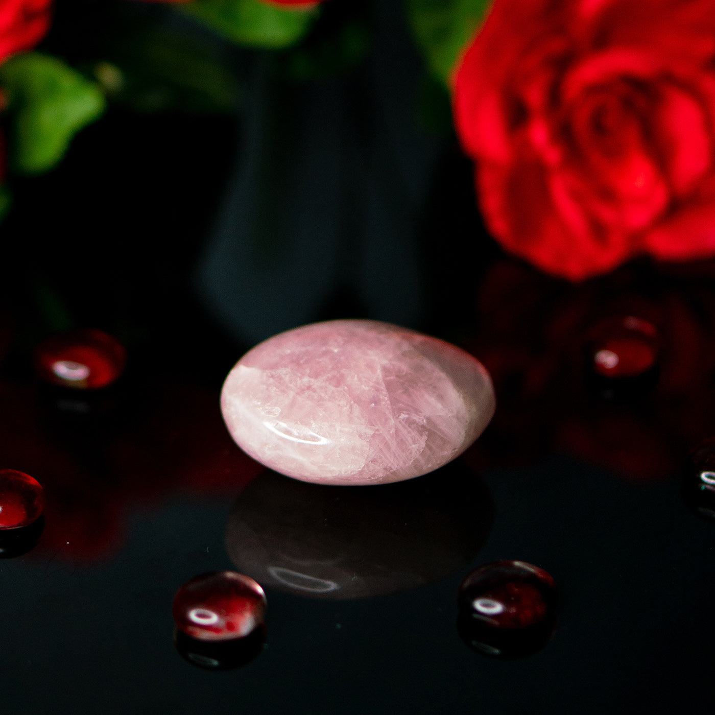 Rose Quartz Palm Stone (Large)