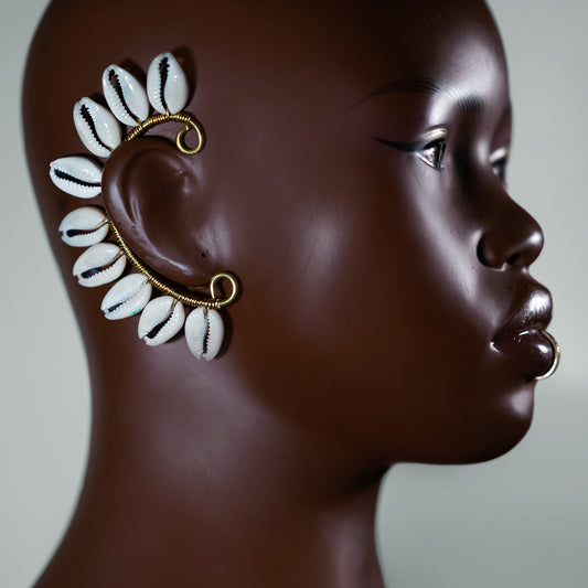 Cowrie Star Ear Cuff