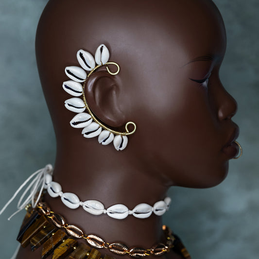 Cowrie Star Ear Cuff