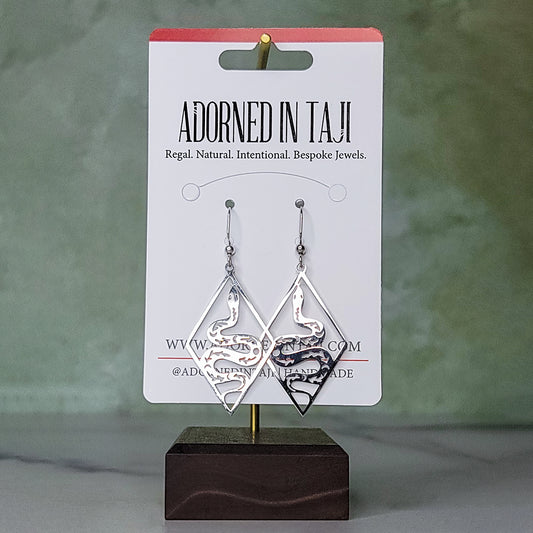 Oshun’s Serpent Earrings