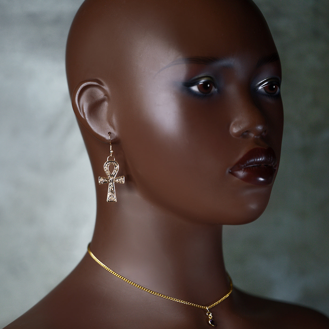 Ankh Earrings