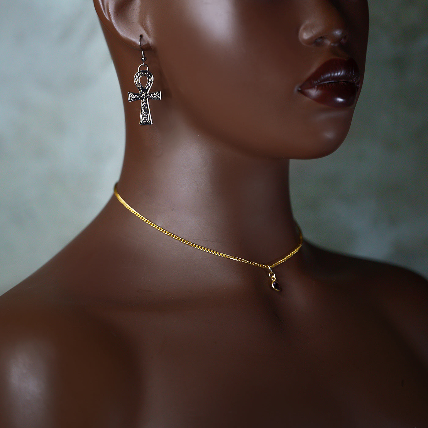 Ankh Earrings