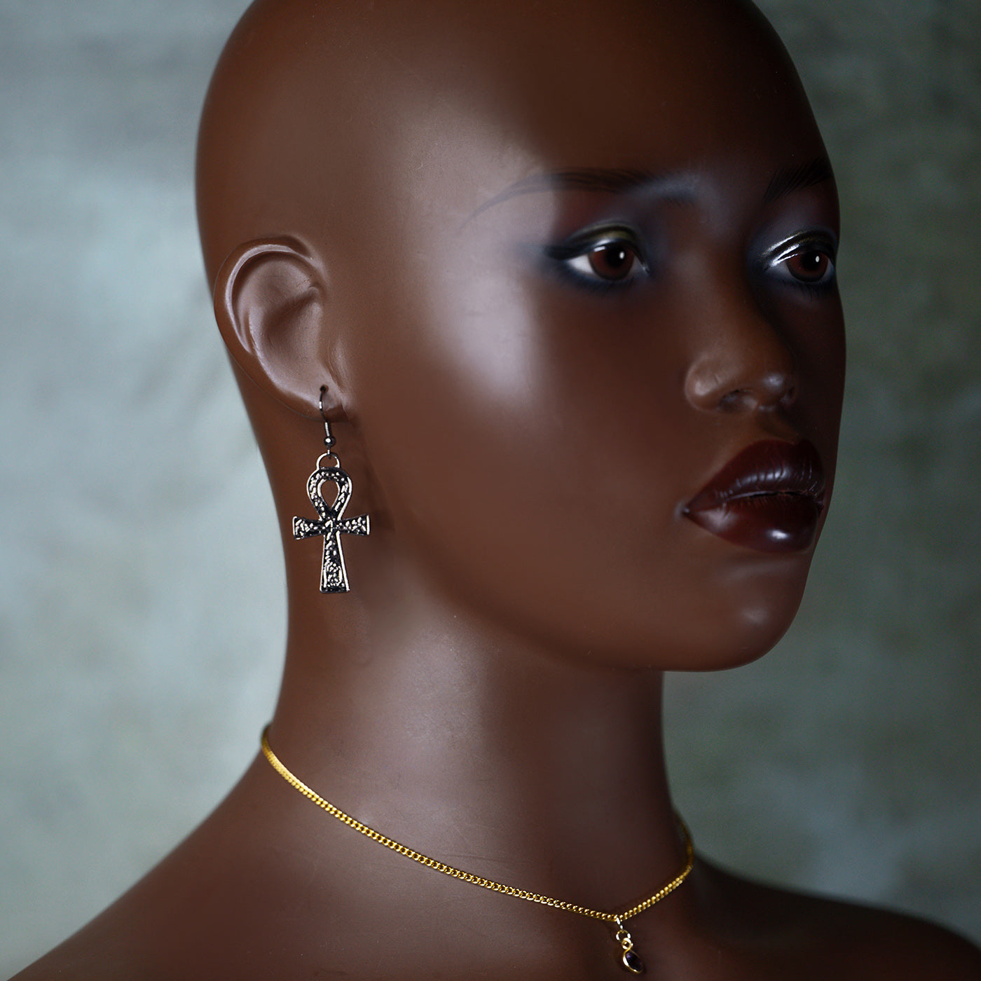 Ankh Earrings