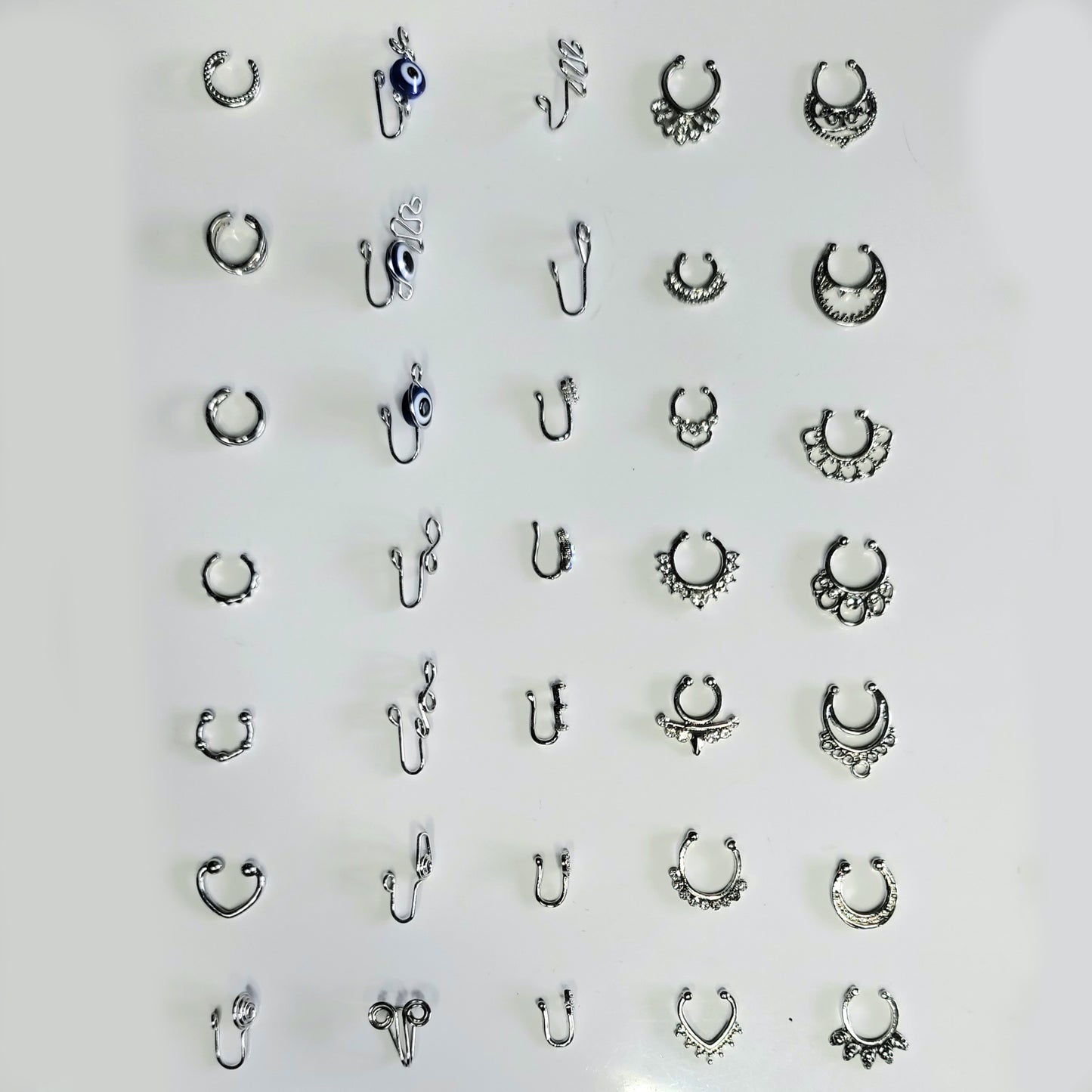 Nose Cuffs - Gold & Silver Variations for All