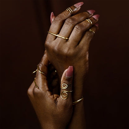 Adorned in Taji Rings