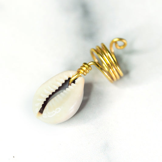 Cowrie Hair Jewel 2"