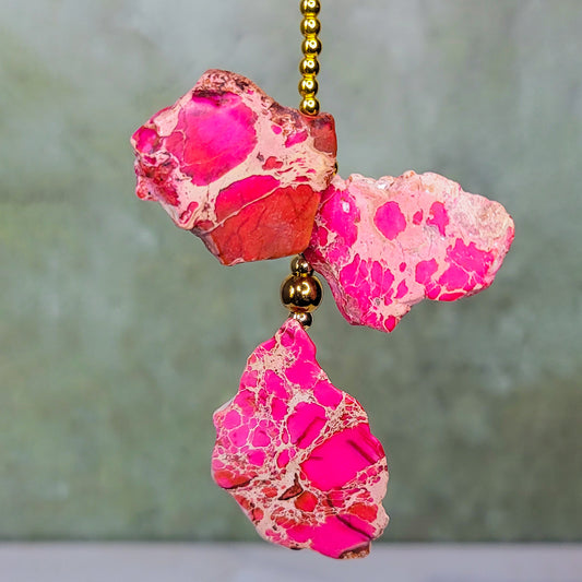 Flora Mini Crown | Dyed Imperial Jasper