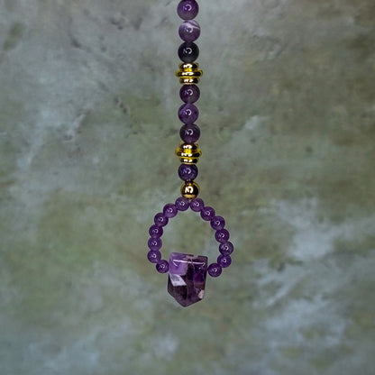 Celcia Mini Crown | Amethyst and Rose Quartz