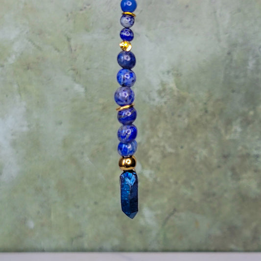 Whitley Mini Crown | Lapis, Sodalite, Blue Aventurine