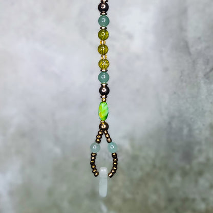 Overflow Mini Crown | Pyrite, Peridot, and Jade