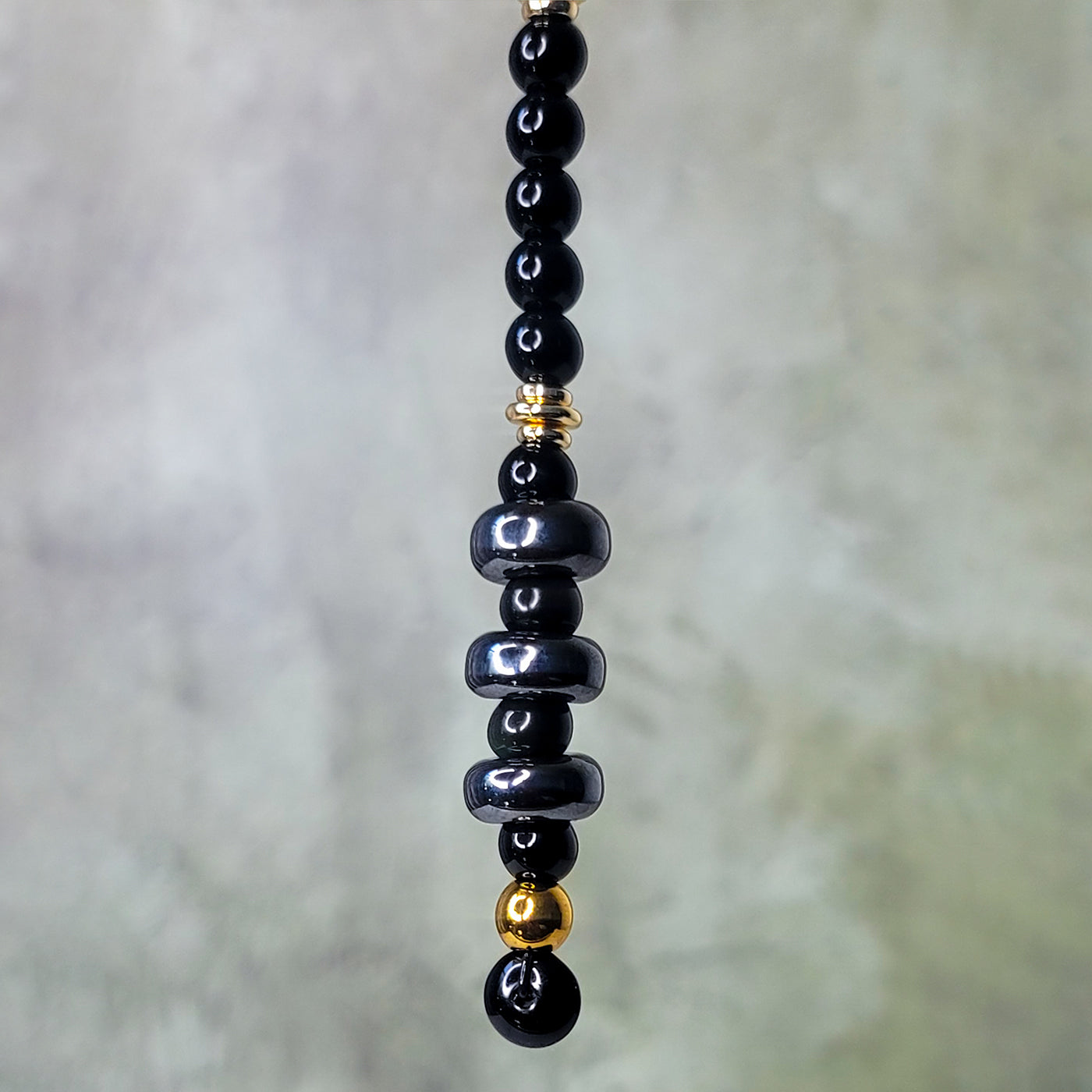 Maleficent Mini Crown | Hematite, Obsidian, and Onyx