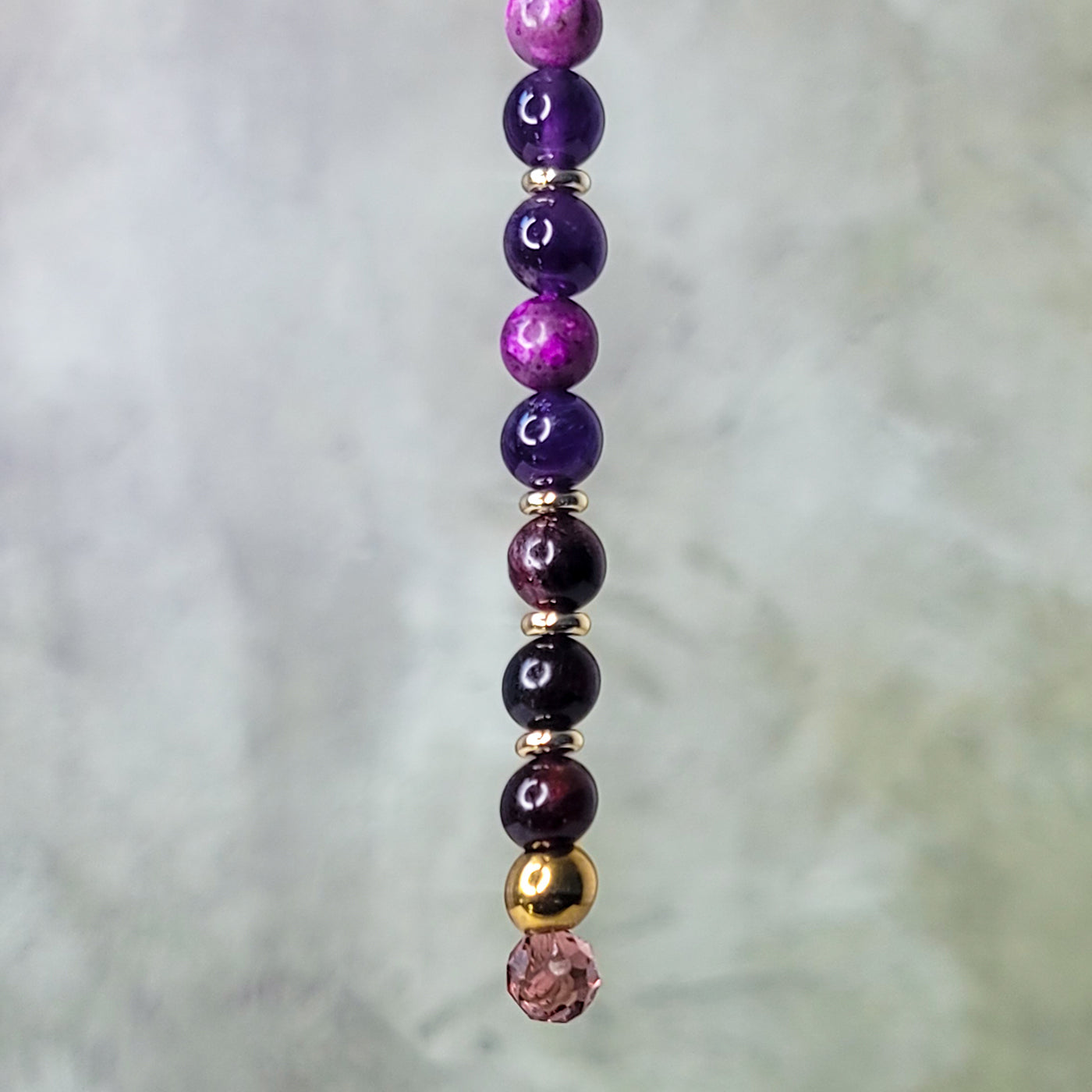 Dreams Mini Crown | Sugilite, Garnet, and Amethyst