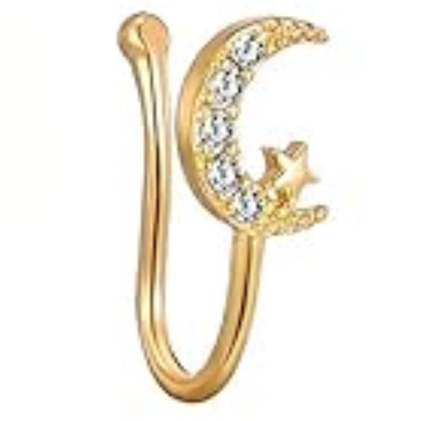 Moon | Adorned Cuffs (No Piercing)