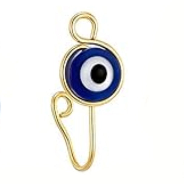 Evil Eye Blue | Adorned Cuffs (No Piercing)