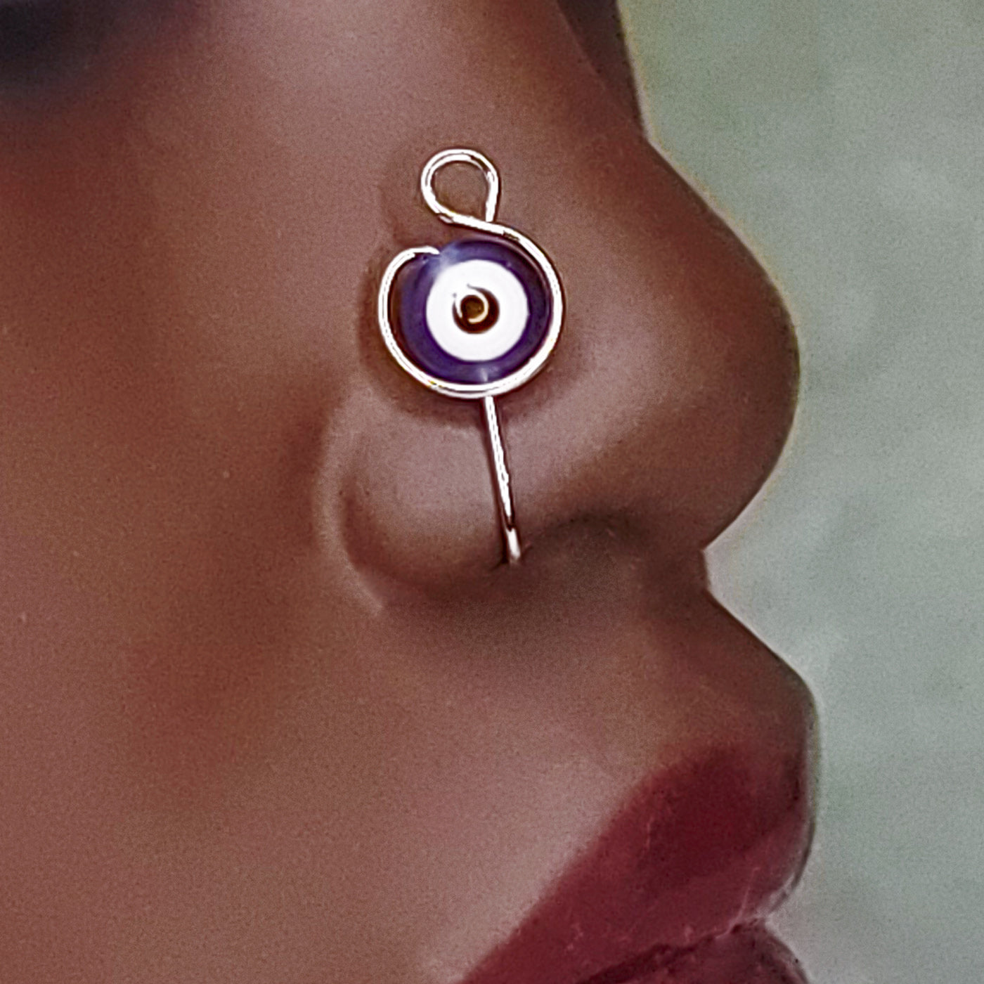 Evil Eye Blue | Adorned Cuffs (No Piercing)
