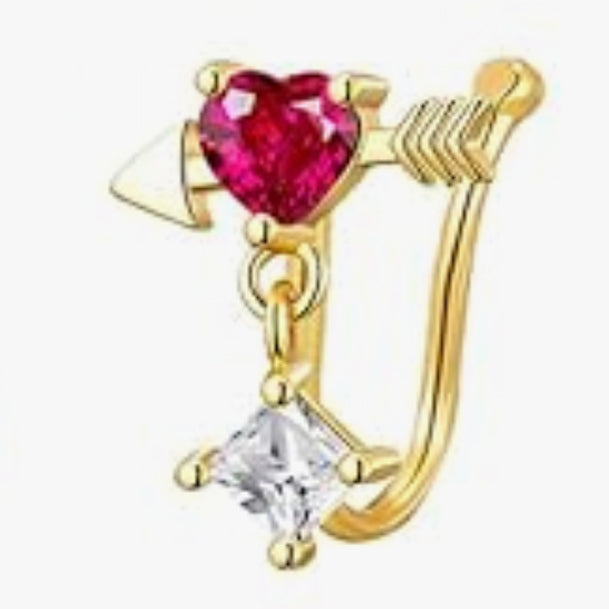 Ruby | Adorned Cuffs (No Piercing)
