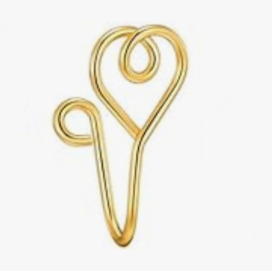 Heart | Adorned Cuffs (No Piercing)