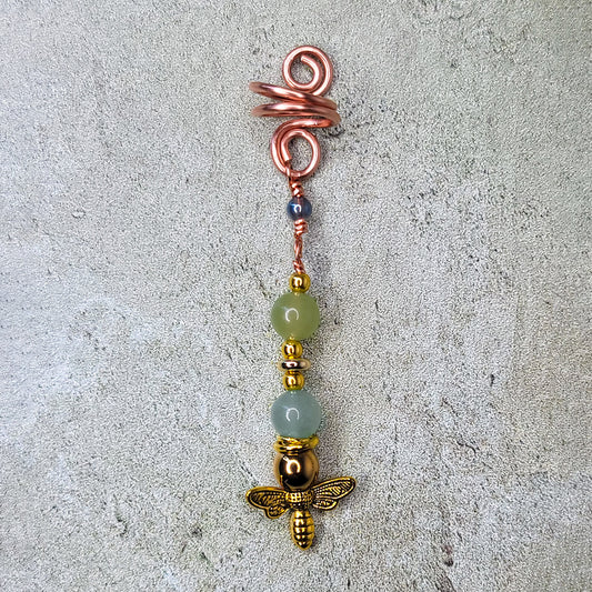 Jade and Aventurine Pen Gem