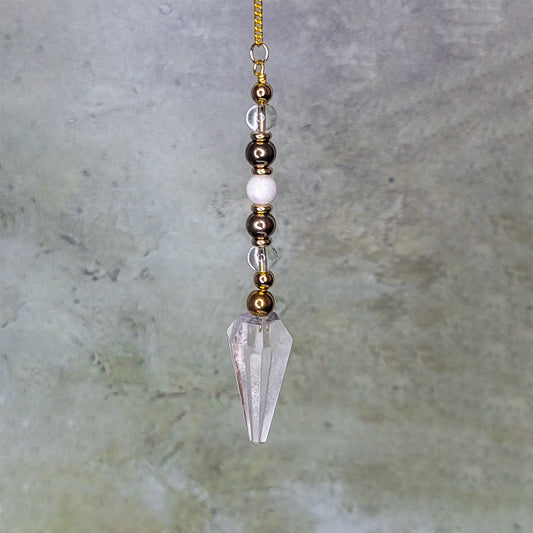 Clear Quartz Pendulum