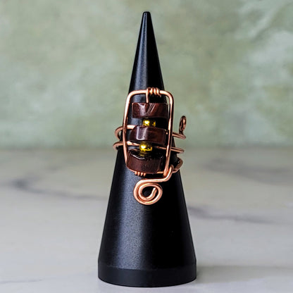Aziza Ring | Red Tigers Eye