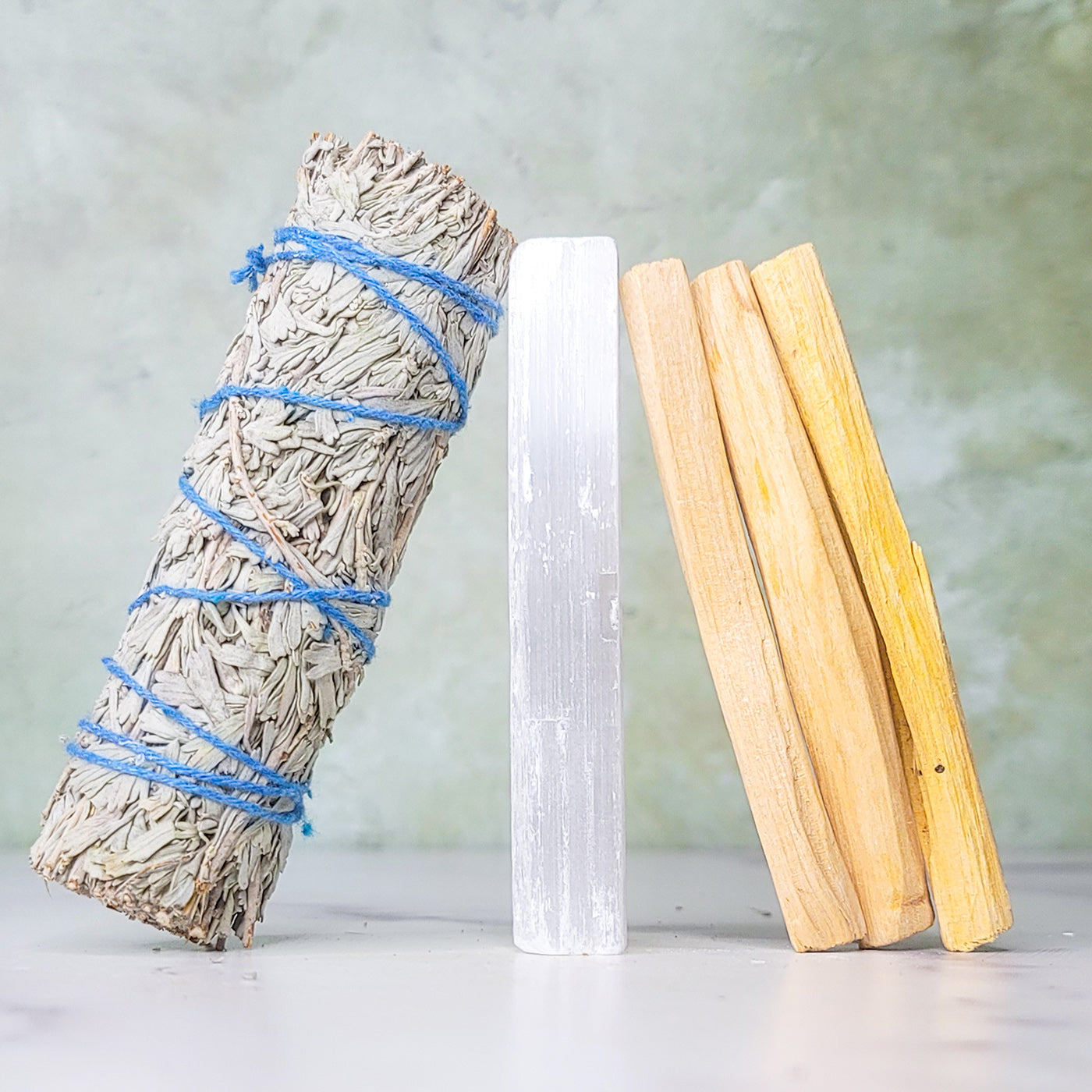 Sage, Palo Santo, & Selenite Bundle