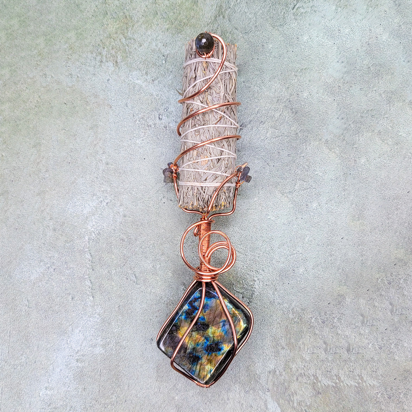 Celestia Wand | Labradorite