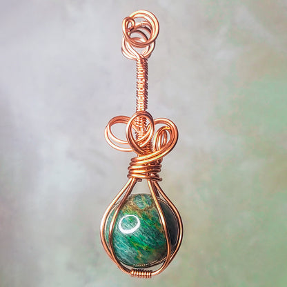 Astra Smoke Wand | Amazonite