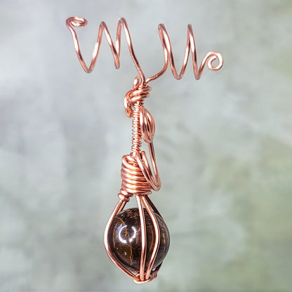 Orielle Smoke Wand | Tigers Eye