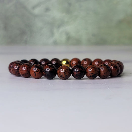 Mahogany Obsidian Wrist Wear