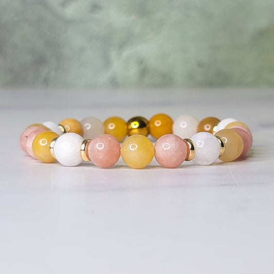 Radiance Wrist Wear | Sunstone, Moonstone, and Yellow Aventurine