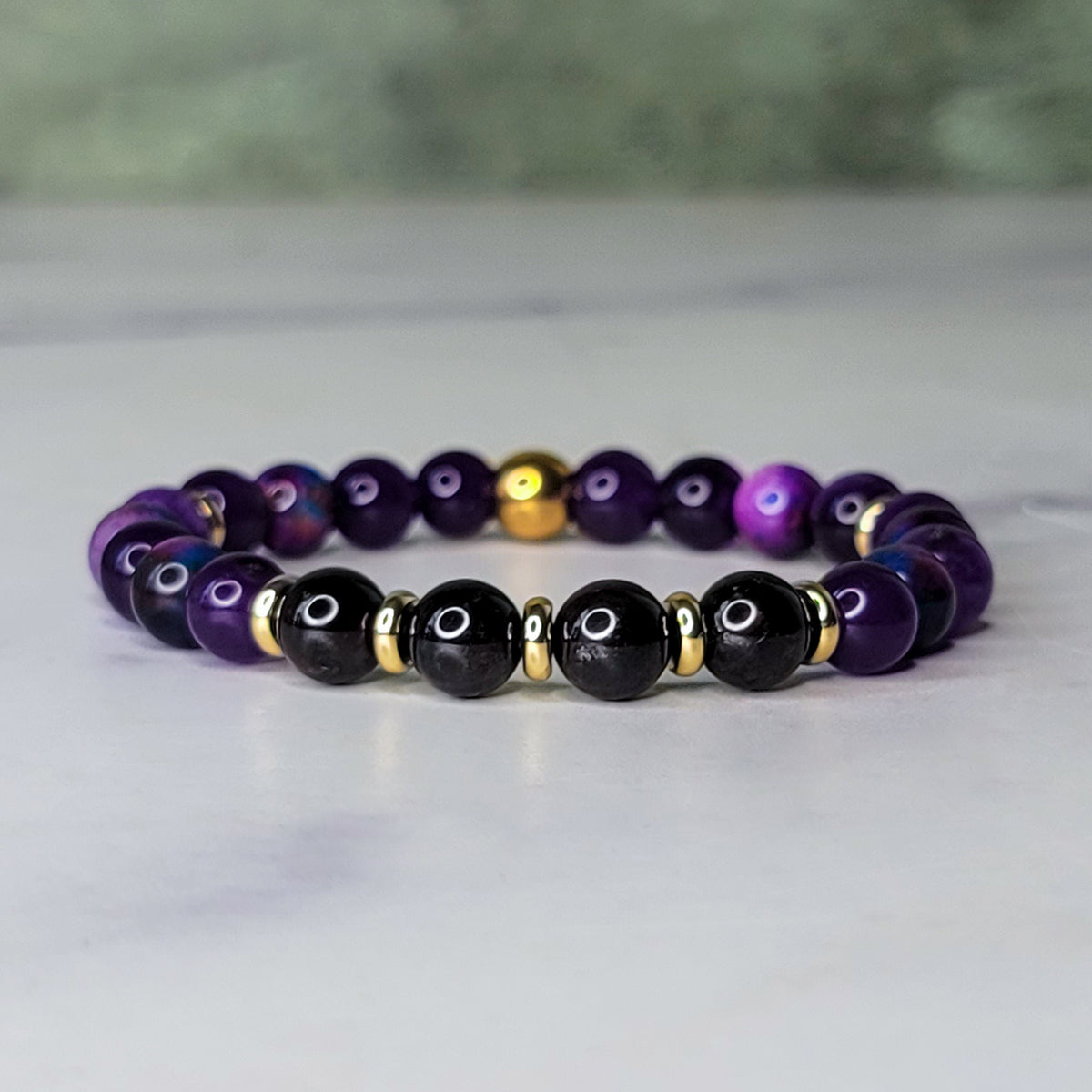 Haven Wrist Wear | Sugilite, Garnet, and Amethyst