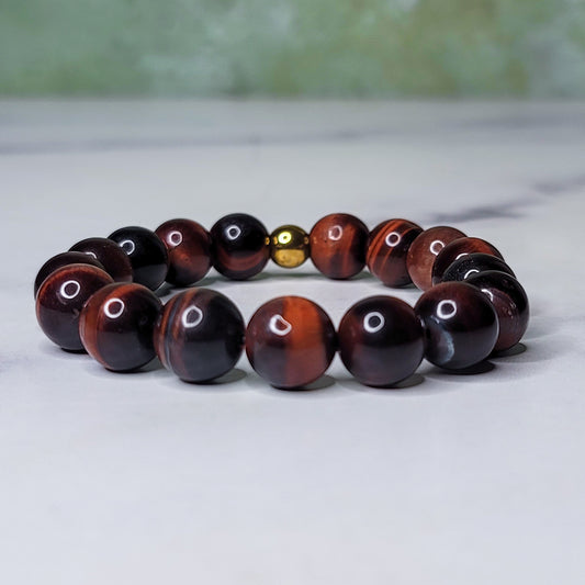 Red Tigers Eye Wrist Wear