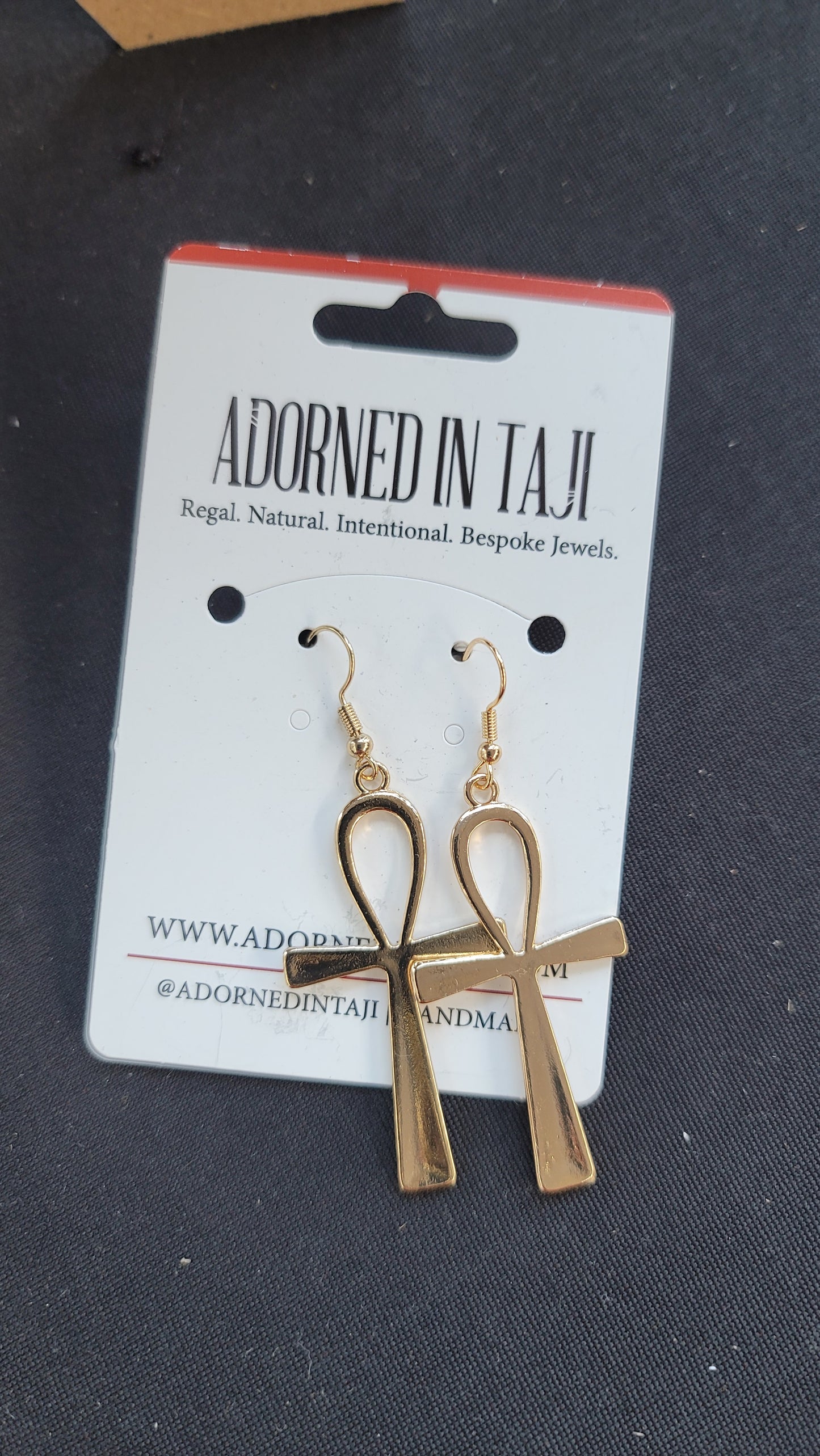 Ankh Statement Earrings